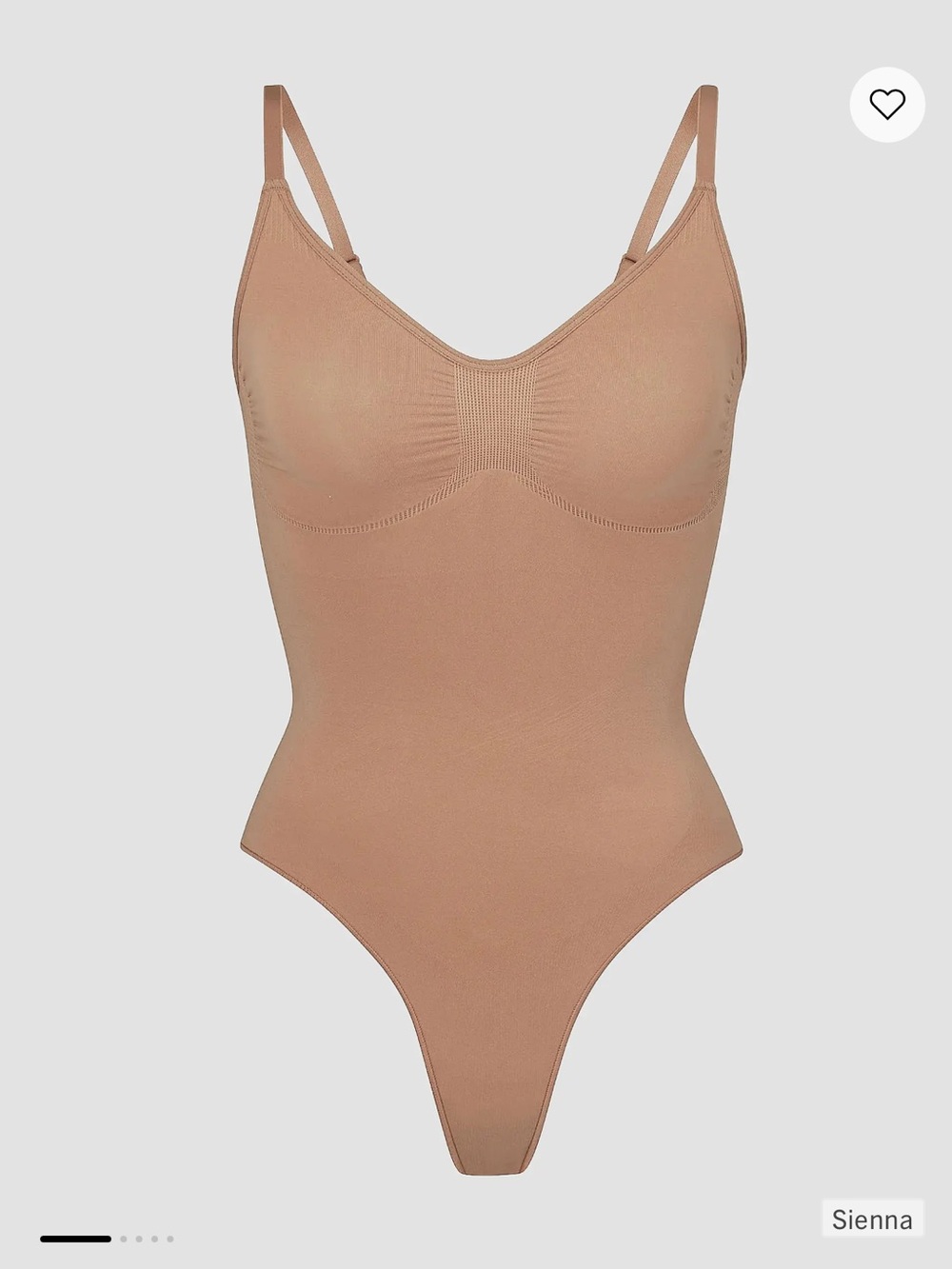 SKIMS natural Smooth Seamless Thong Bodysuit -! New! XXL